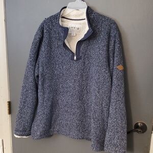 Orvis Heathered Blue Pullover